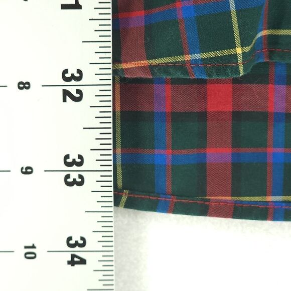 L.L Bean Men's Large Tall Plaid Long Sleeve Button Down - Picture 9 of 10